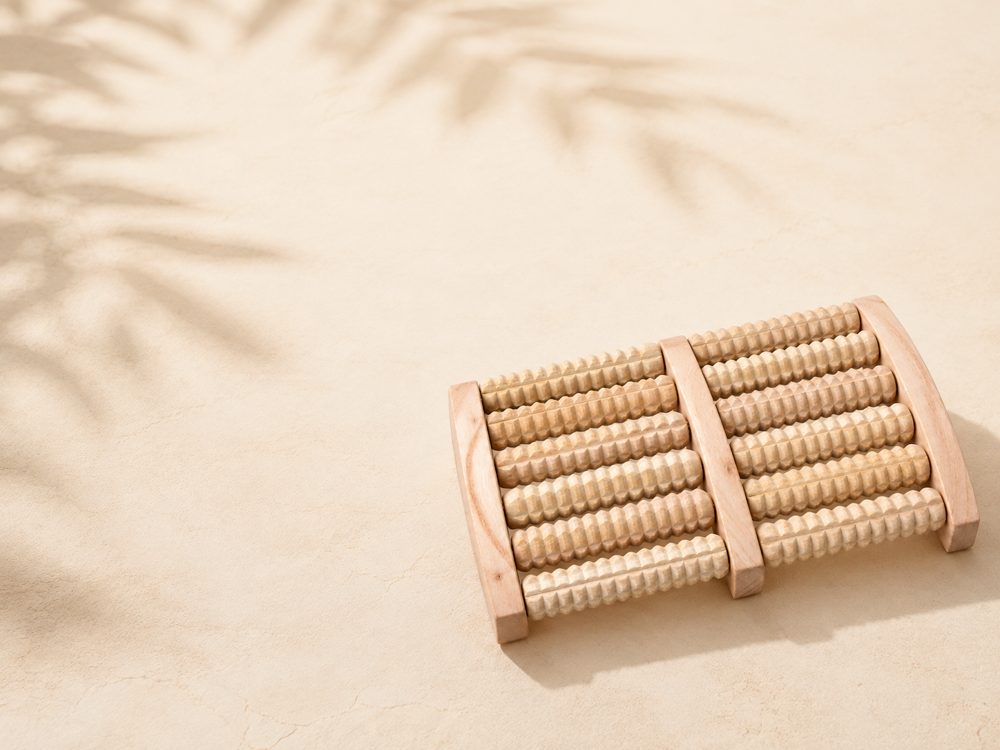 Handcrafted wooden foot massager by Akbar Crafts