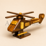 Wooden Helicopter | Decoration Piece for Home & Offices